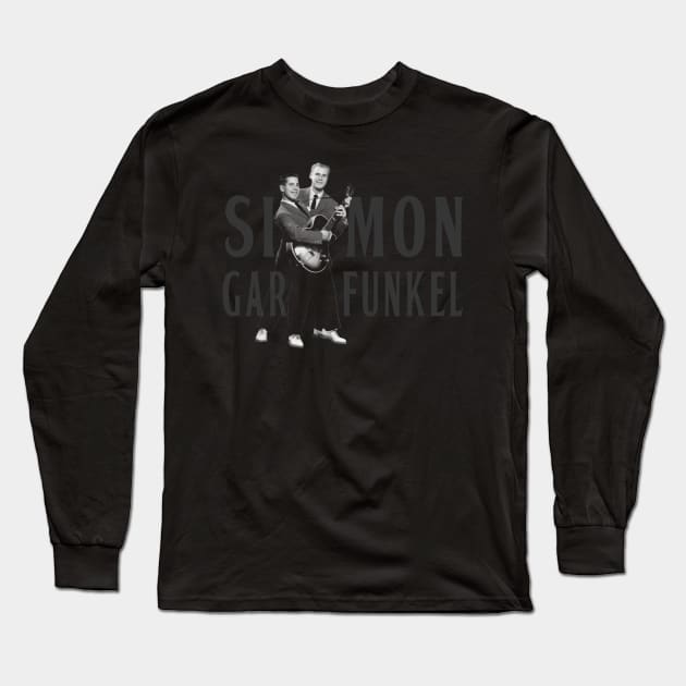 Simon Garfunkel Long Sleeve T-Shirt by MucisianArt